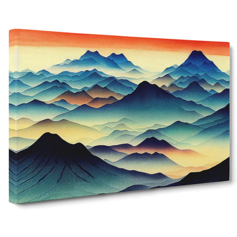 Japanese Mountains Vol.2 - Wrapped Canvas, 40cm H x 60cm W x 3cm D