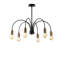 Luminaire suspendu unique à 6 lumières