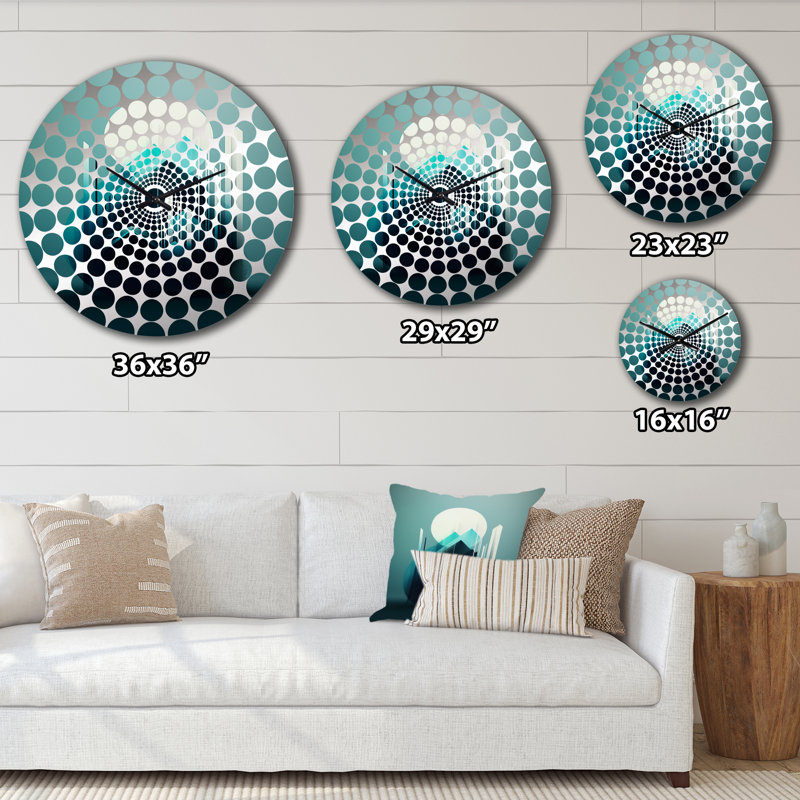 Horloge murale Waden - Paysages abstraits, Petit