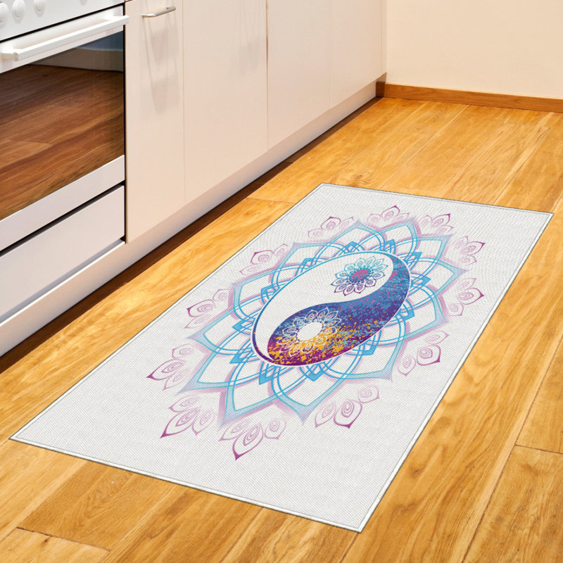 Ethnic High Density Long Fiber Poly Threads Decorative Area Rug Carpet, Rectangle 2'7" x 5'