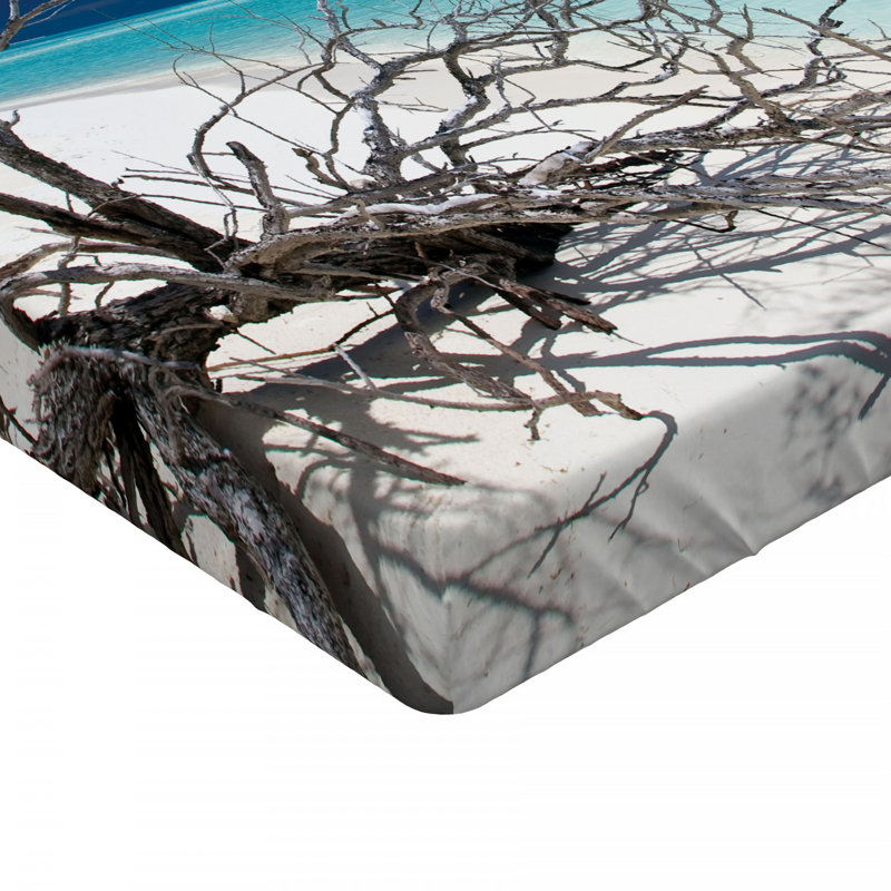 Drap-housse bois flottant, Drap-housse de taille simple