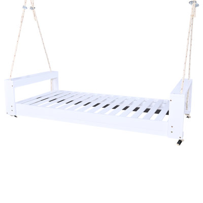 Porch Swing With Hemp Ropes