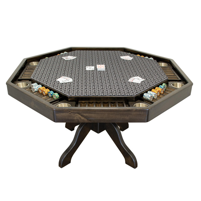 Table de poker pour 8 joueurs 54 po American Furniture Classics