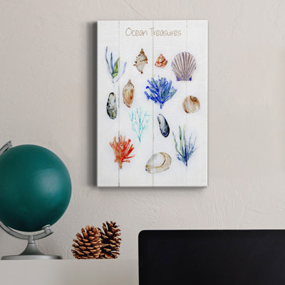«Ocean Treasures», impression sur toile tendue