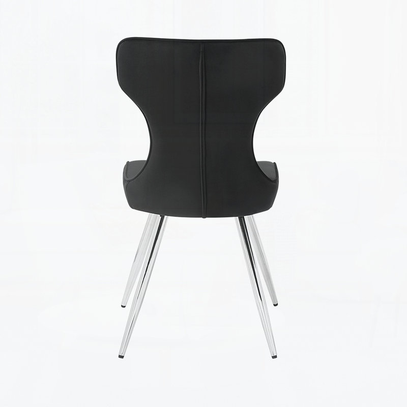 Ensemble de 2 chaises d'appoint Modern Velvet
