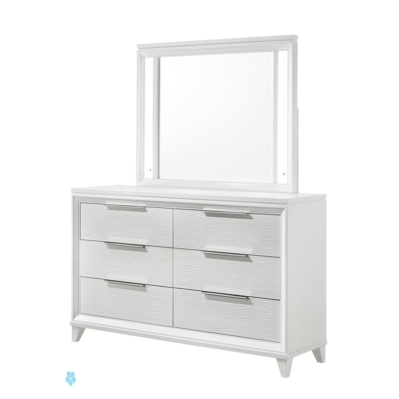 Cressida - Commode - Commode à tiroirs, Blanc