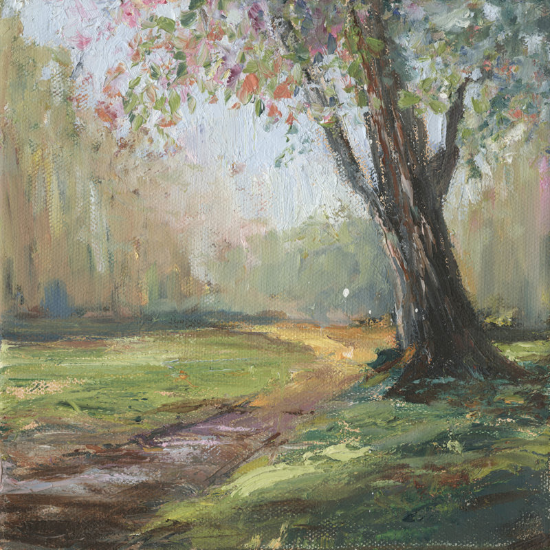 Path To The Tree II by Sandra Iafrate - Wrapped Canvas Painting, 122cm H x 122cm W
