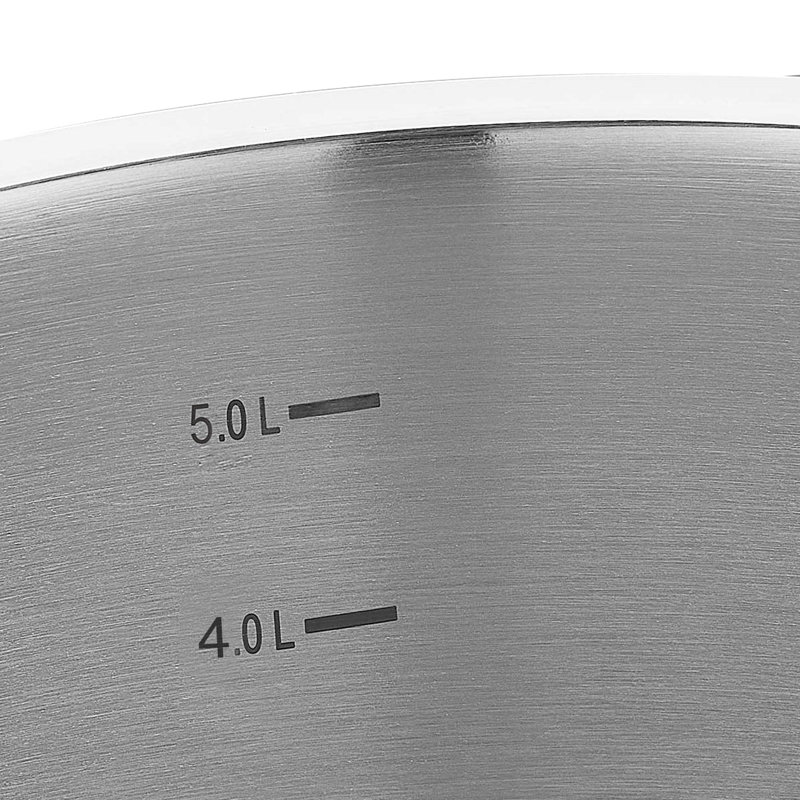 Cocotte en acier inoxydable Korkmaz Proline, 6,5 pte