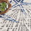 Tapis ivoire / bleu Lilyanna-724591346