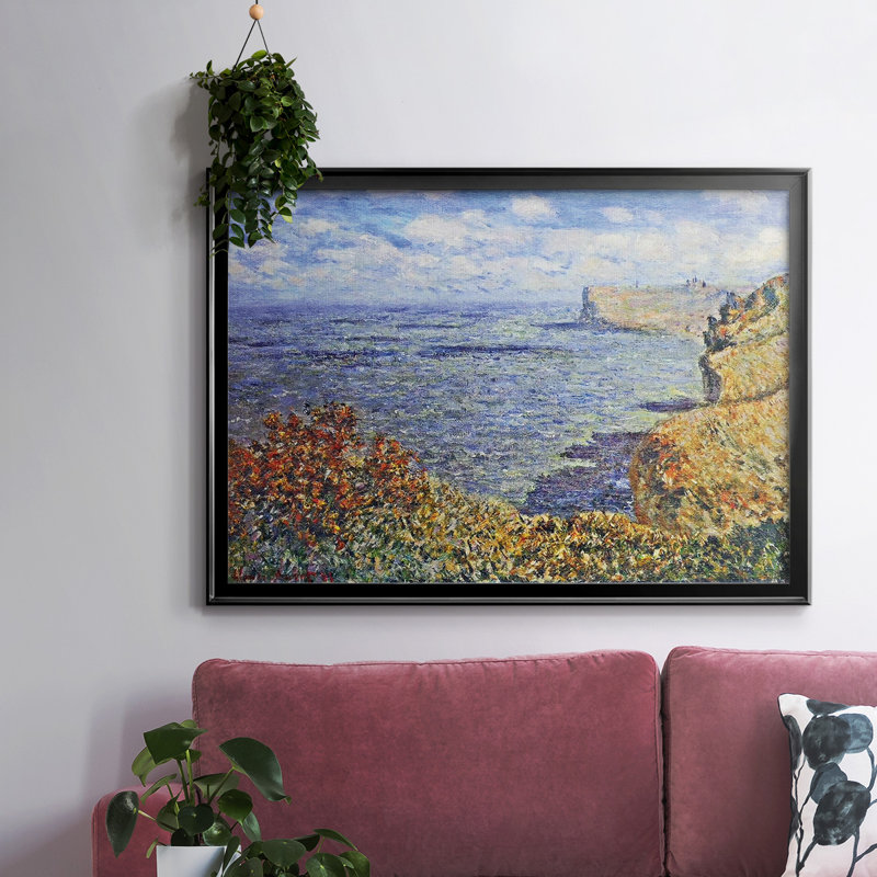 Vue prise de Greinval, 1881 - Reproduction de photo sur toile, Noir, H 18 po x l 26 po x P 1,5 po