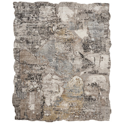 Hand Knotted Wool Abstract Area Rug