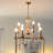 Cooperstown Mignon 8 Light Two-tier Antique Gold Chandelier