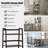 Grata 19'' W Solid Wood Shelving Unit