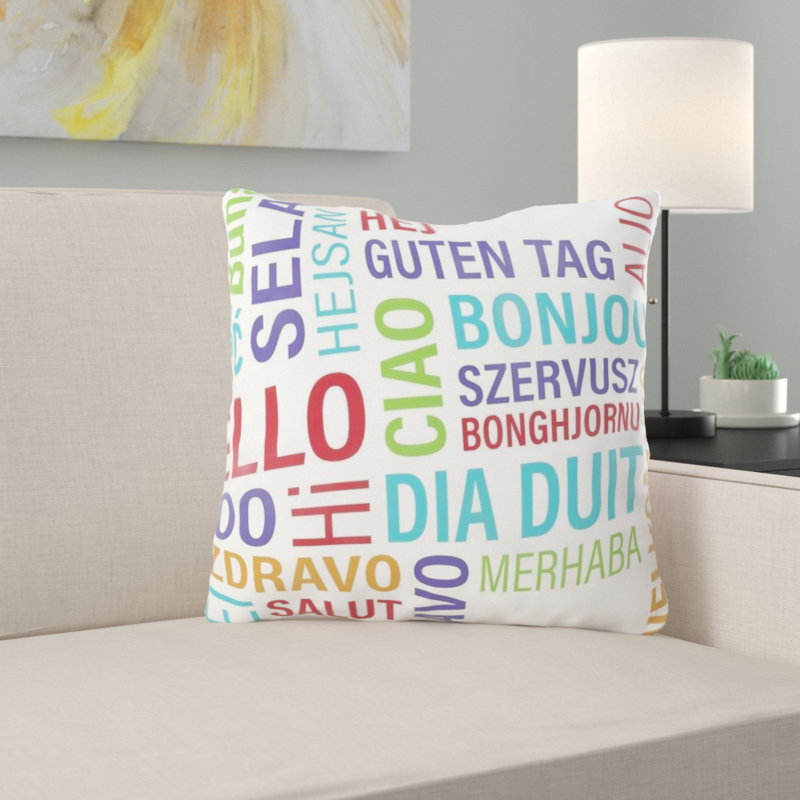 Coussin hello, Intérieur
