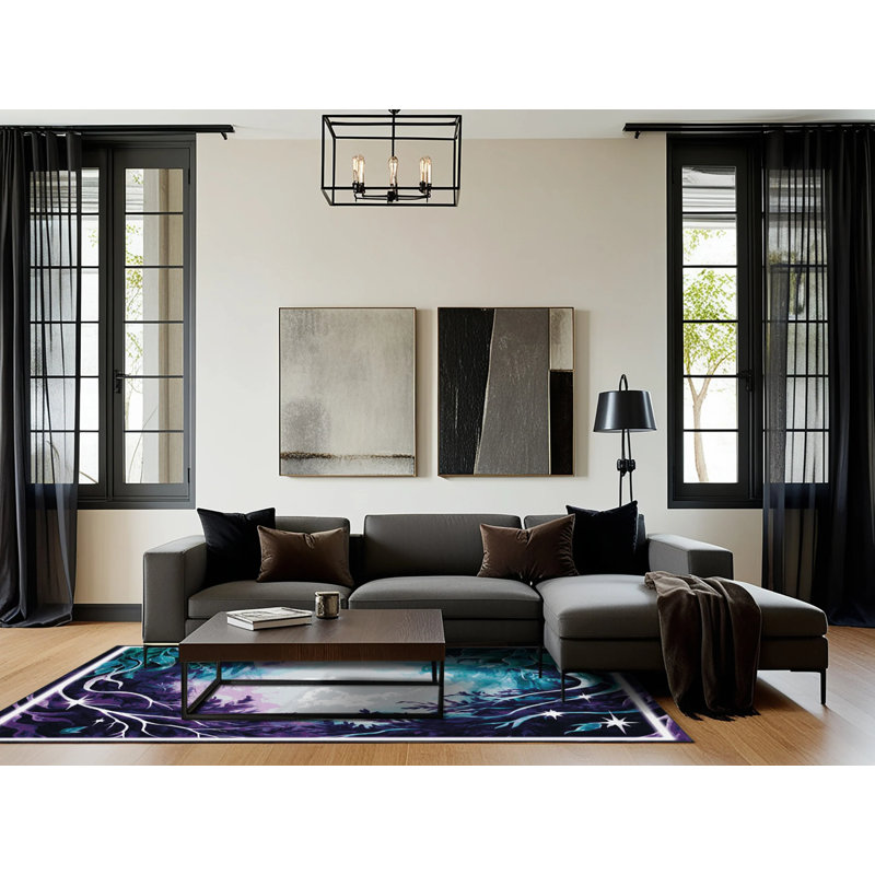 Dewdrop Haven Rug, Round 6'