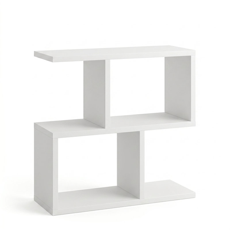 End Table, White Wood