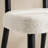 Upholstered 18.5" Seat Height Bouclé Curved Back Dinning Chair-199199684