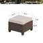 Salem Wicker Outdoor Patio Ottomans-86043932