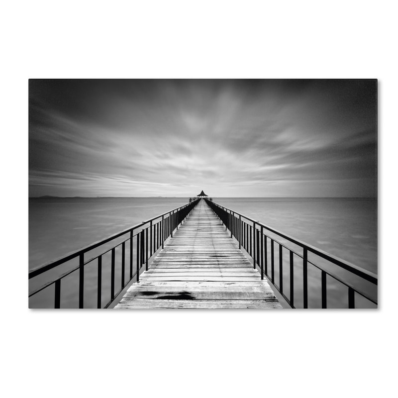 Michael de Guzman 'Withstand' Black and White Canvas Landscape Art, 16 x 24