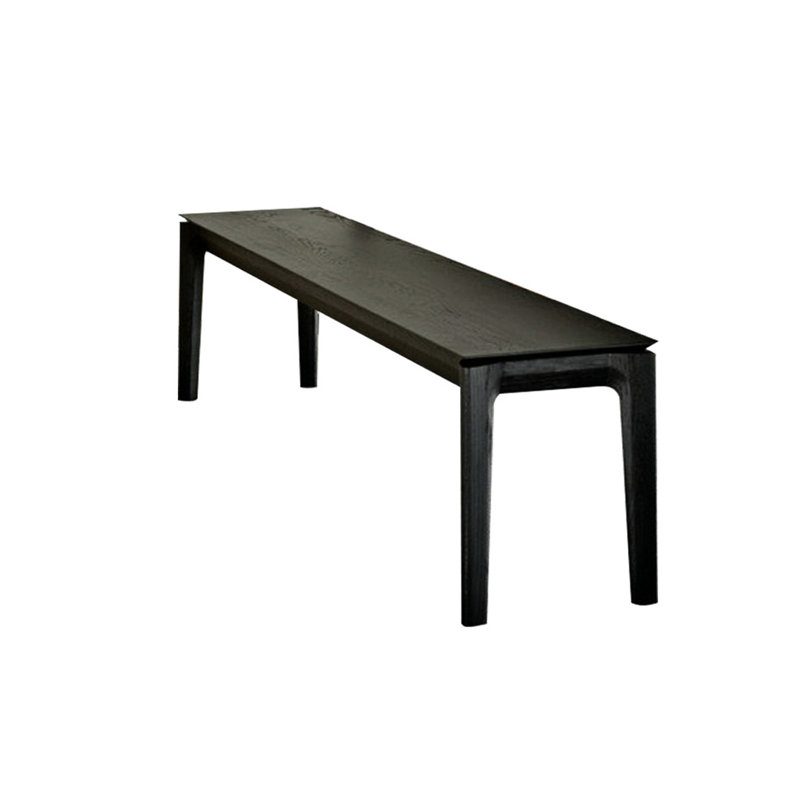 Nootan Solid Wood Bench, 17.71" H x 78.74" W x 13.77" D