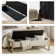 Shanieka 55.3'' W Modern Upholstered Flip Top Storage Bench with Button-Tufted and Metal Foots