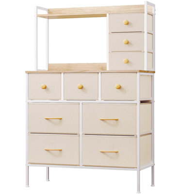 80cm W 10 - Drawer Chest of Drawers