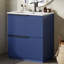 30" Bathroom Vanity With Ceramic Sink, Equipped With Vertical Pulls And Full-Extension Drawers, Freestanding Bathroom Vanity With Soft Close Drawer Slides, Fluted Design-464198633