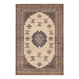 Art Deco Hand Knotted Wool Area Rug