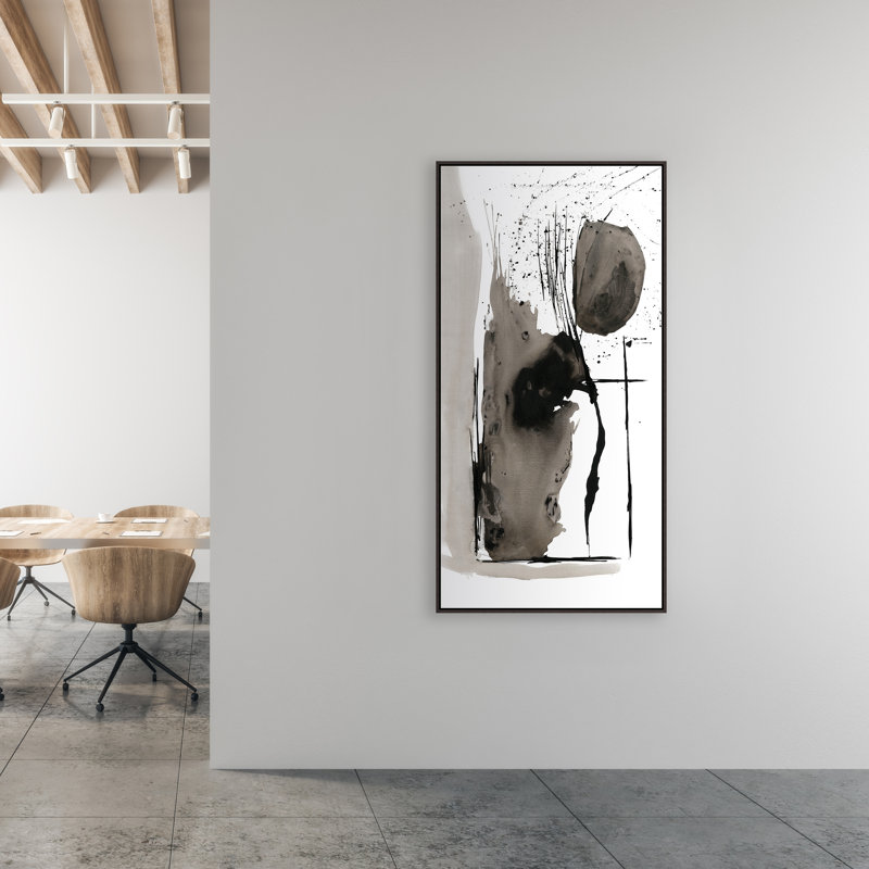 Notion I Painting by Van Garret, Image Brush Gel, 81.75" H x 41.75" W