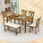 Walburg 6 - Person Four Leg Dining Set-782068179-782068178