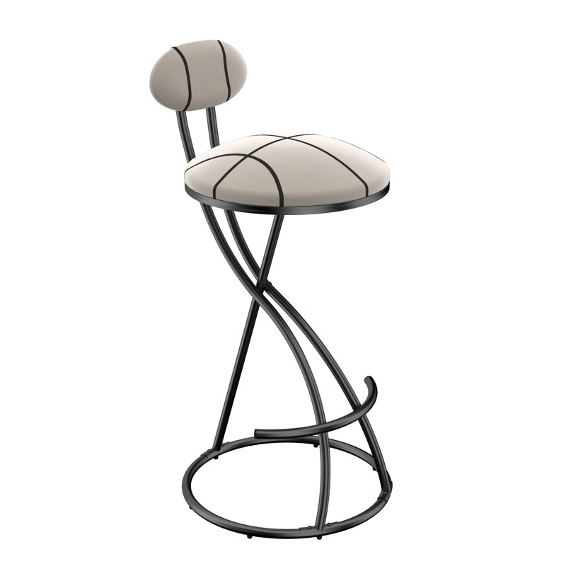 Tabouret de bar Ithel, Noir
