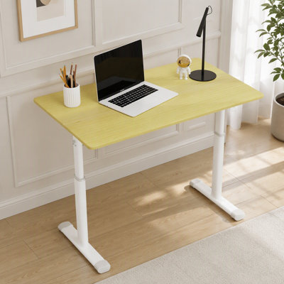 Adjustable Study Desk for Kids & Adults – Height-Adjustable, Multi-Purpose Home/Office Desk with Compact Design