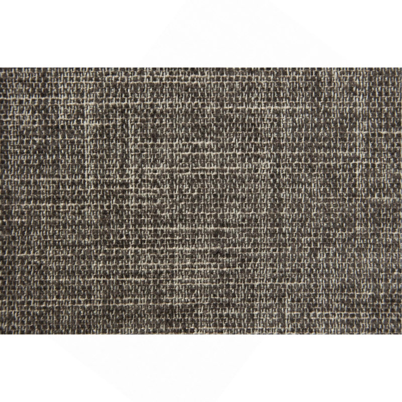 Ensemble de chaises de salle à manger modernes et grises en tissu 2 pièces
