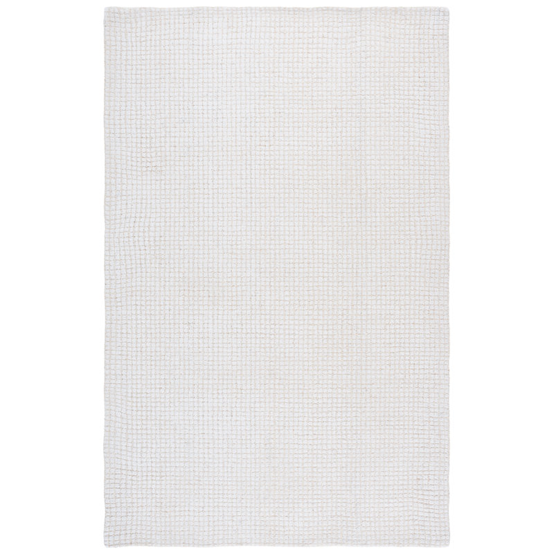 Abstract Hand Tufted Performance Solid Color Indoor Rug, Rectangle 8' x 10'