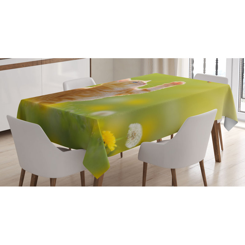 Cat Tablecloth, 70" x 52"