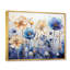 Sérénade botanique bleue et jaune - Reproduction d'art botanique abstrait-565043063-751108955