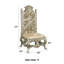 Fauteuil d'appoint sculpté orné