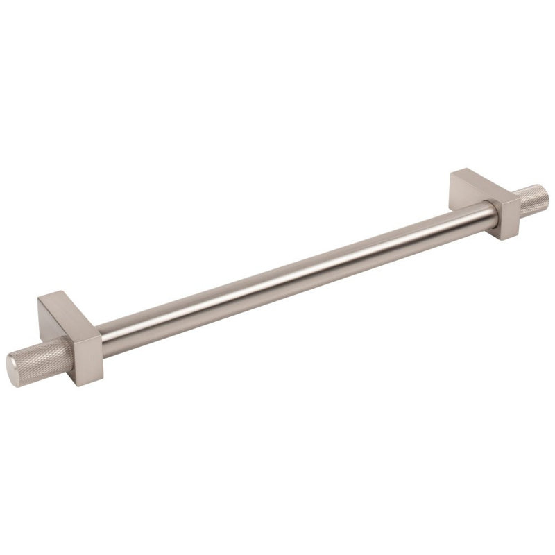 Larkin 4 Knurled Ends Appliance Pull, 18", Satin Nickel