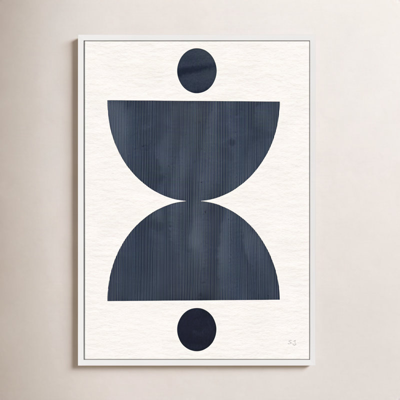 «Eclipse II» par Susan Jill - impression encadrée, H 41,5 po x l 29,5 po x P 0,75 po, Cadre blanc satiné