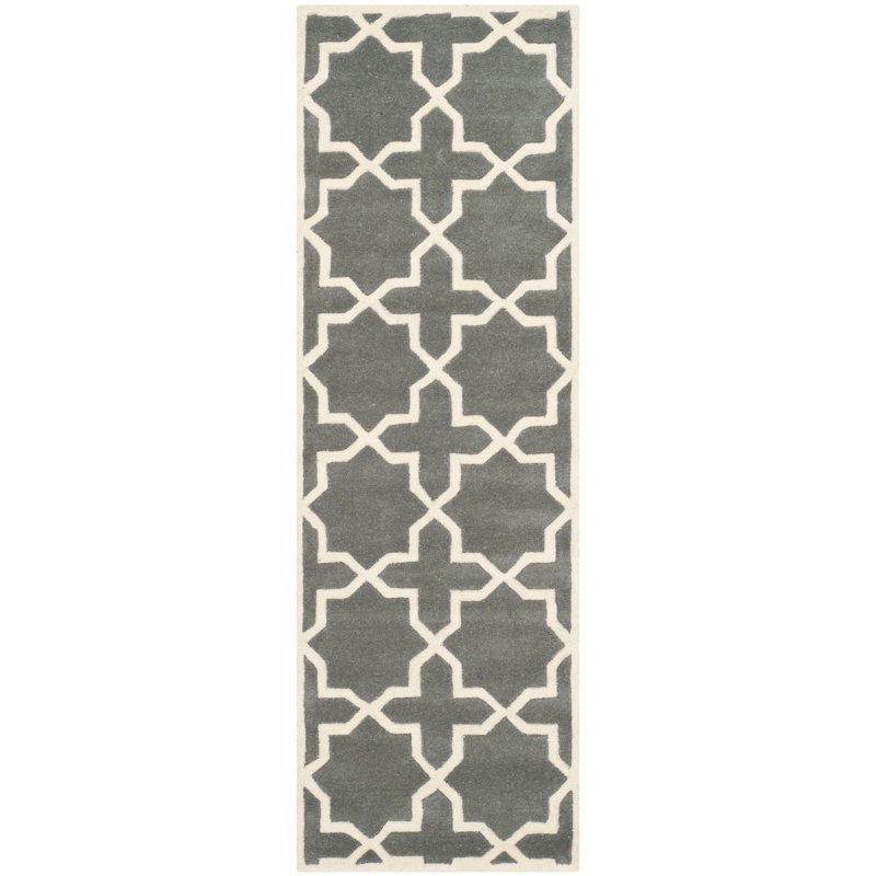 Chatham Hand Tufted Wool Geometric Rug, Runner 2'3" x 7'