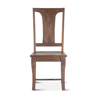 Chaise d'appoint en bois massif Colbourne