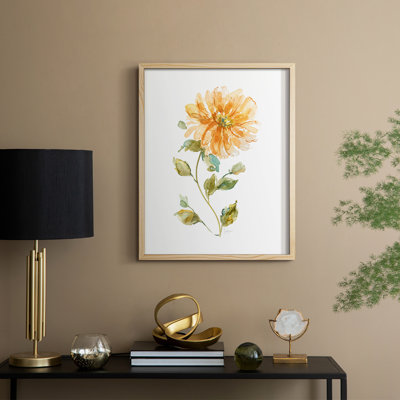 Bright Botanical II Framed Print - Solid Wood