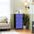 4 Drawer Dresser for Bedroom, Narrow Chest of Drawers, Wooden Top and Study Iron Frame 18"x37.5"-(WxH)