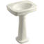 Bancroft 28" Tall Ceramic Vitreous China Rectangular Bathroom Sink-790064900-781547695-756003611