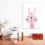 Lapin rose - impression d'art graphique-52839518-52839516-52839514