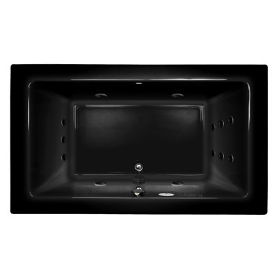 Sia® 72" x 42" Drop In/Undermount Whirlpool Bathtub