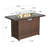 Angeli 8 Person Rattan Seating Group with Fire Pit Table, Coffee Table-932540286