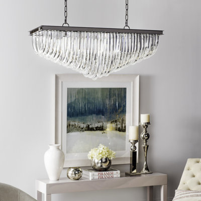 Lustre cascade 10 lumières Gentry