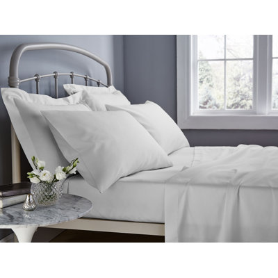 Broadbent Cotton Blend Sateen Fitted Sheet