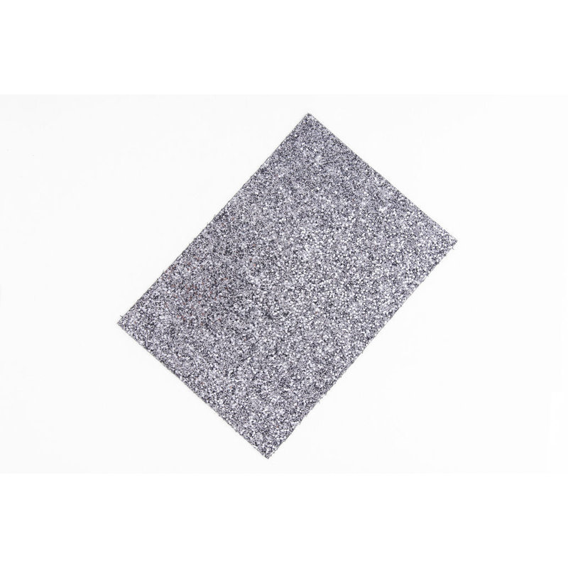 Graphite - Échantillon de papier peint scintillant véritable (format A6)